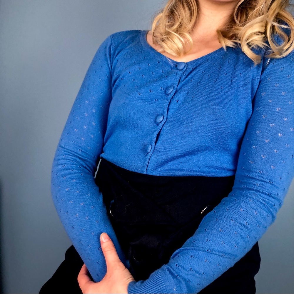 Blue Cardigan